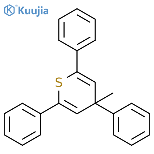 4H-Thiopyran, 4-methyl-2,4,6-triphenyl- structure