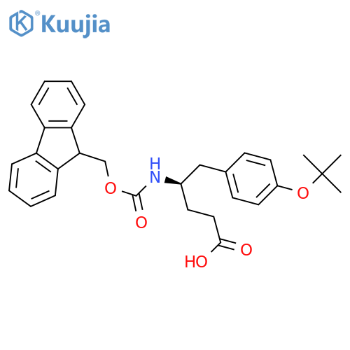 (R)-Fmoc-4-amino-5-(4-tert-butoxyphenyl)pentanoic acid structure