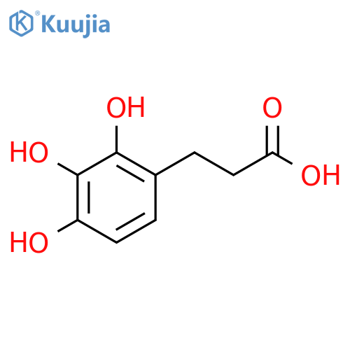 3-(2,3,4-trihydroxyphenyl)propanoic acid structure