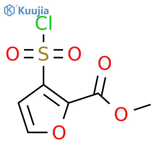 Methyl 3-chlorosulfonylfuran-2-carboxylate structure