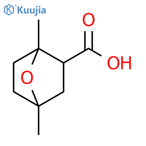 1,4-Dimethyl-7-oxabicyclo[2.2.1]heptane-2-carboxylic acid structure
