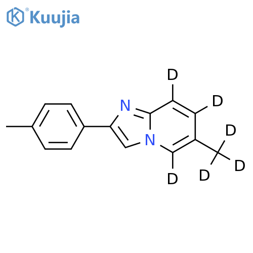 6-Methyl-2-(4-methylphenyl)-imidazo1,2-apyridine-d6 structure