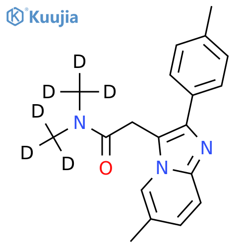 Zolpidem-D6 structure
