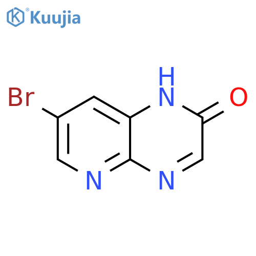 Pyrido[2,3-b]pyrazin-2(1H)-one, 7-bromo- structure