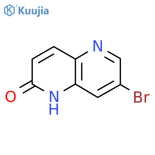7-bromo-1,2-dihydro-1,5-naphthyridin-2-one structure