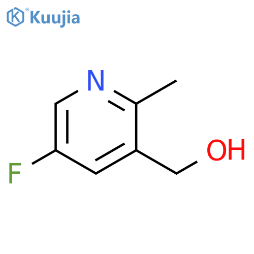 (5-fluoro-2-methylpyridin-3-yl)methanol structure