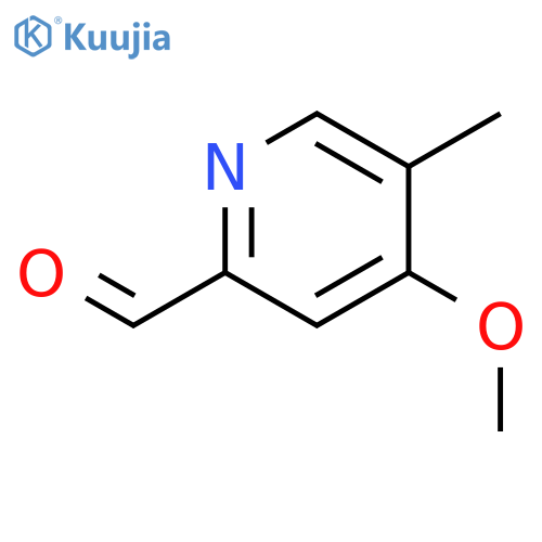 4-methoxy-5-methylpyridine-2-carbaldehyde structure