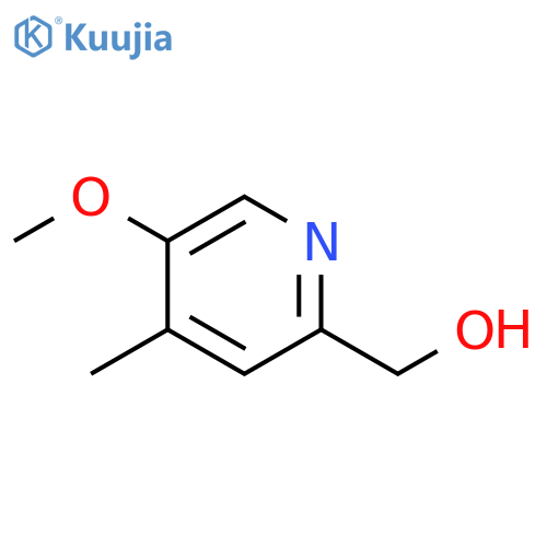 5-methoxy-4-methyl-2-Pyridinemethanol structure