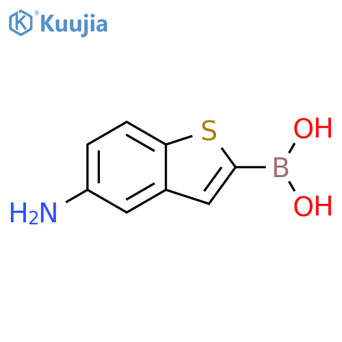 Boronic acid, B-(5-aminobenzo[b]thien-2-yl)- structure