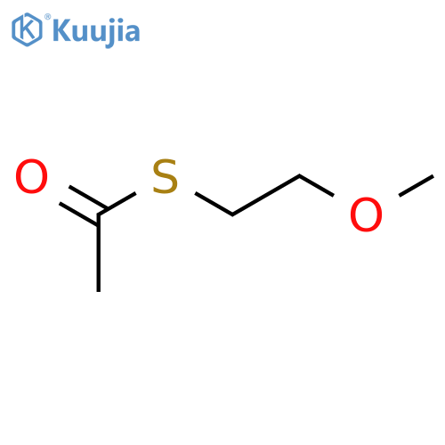 Ethanethioic acid, S-(2-methoxyethyl) ester structure