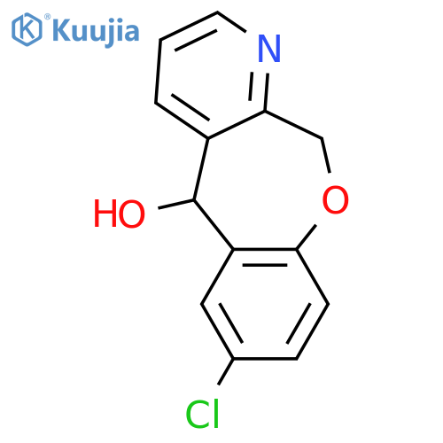 [1]Benzoxepino[3,4-b]pyridin-5-ol, 7-chloro-5,11-dihydro- structure