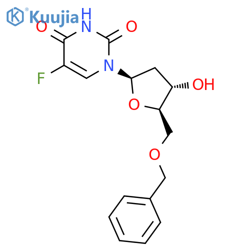 Uridine, 2'-deoxy-5-fluoro-5'-O-(phenylmethyl)- structure