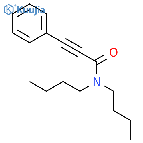 2-PROPYNAMIDE, N,N-DIBUTYL-3-PHENYL- structure