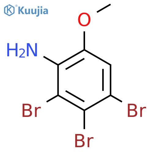 BENZENAMINE, 2,3,4-TRIBROMO-6-METHOXY- structure