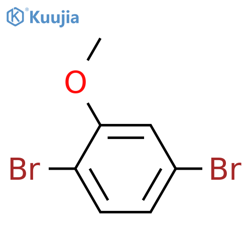 1,4-dibromo-2-methoxybenzene structure