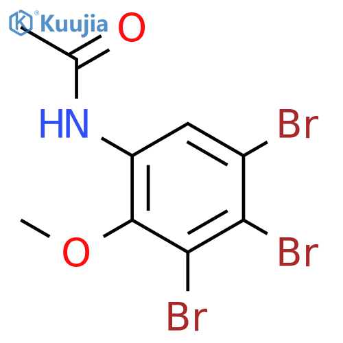 Acetamide, N-(3,4,5-tribromo-2-methoxyphenyl)- structure