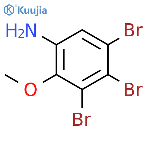 BENZENAMINE, 3,4,5-TRIBROMO-2-METHOXY- structure