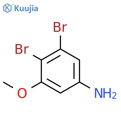 3,4-Dibromo-5-methoxyaniline structure