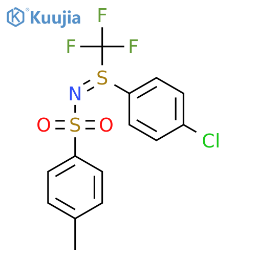 SULFILIMINE, S-(4-CHLOROPHENYL)-N-[(4-METHYLPHENYL)SULFONYL]-S-(TRIFLUOROMETHYL)- structure