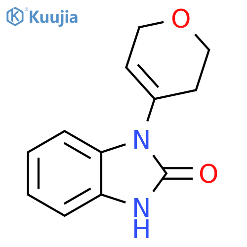 1-(3,6-dihydro-2H-pyran-4-yl)-1,3-dihydro-2H-Benzimidazol-2-one structure