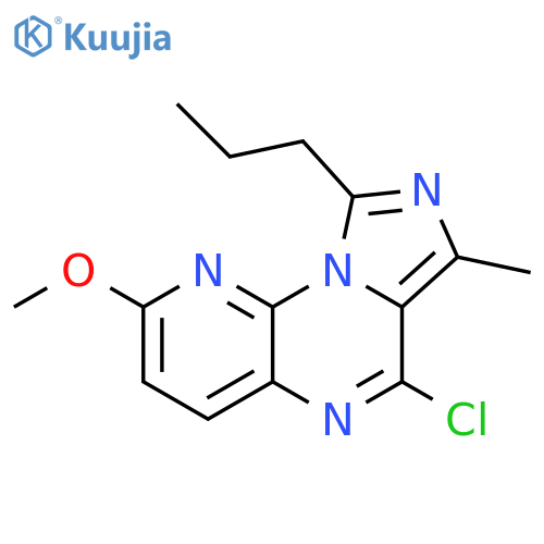 7-chloro-12-methoxy-5-methyl-3-propyl-2,4,8,13-tetraazatricyclo[7.4.0.02,?]trideca-1(13),3,5,7,9,11-hexaene structure