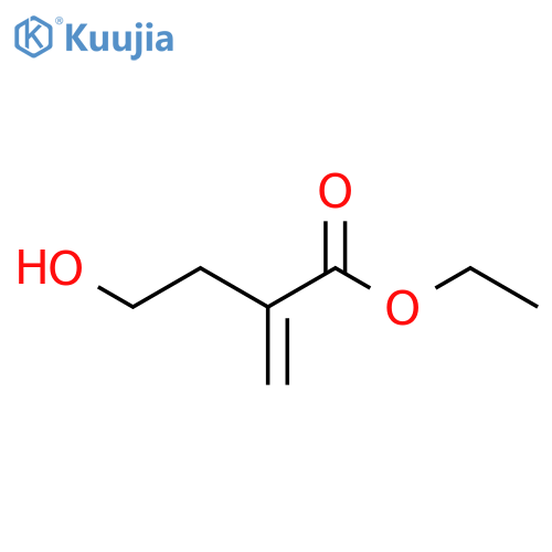 ethyl 4-hydroxy-2-methylidenebutanoate structure