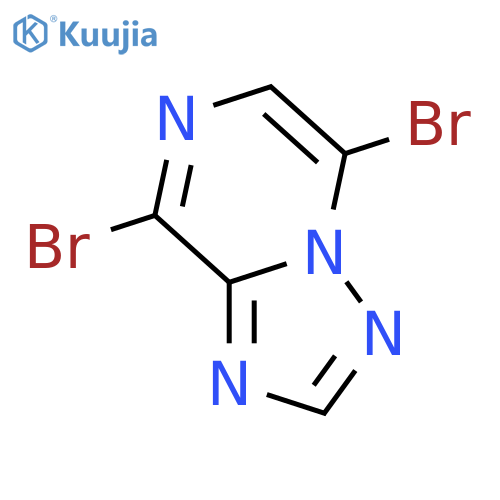 5,8-Dibromo[1,2,4]triazolo[1,5-a]pyrazine structure