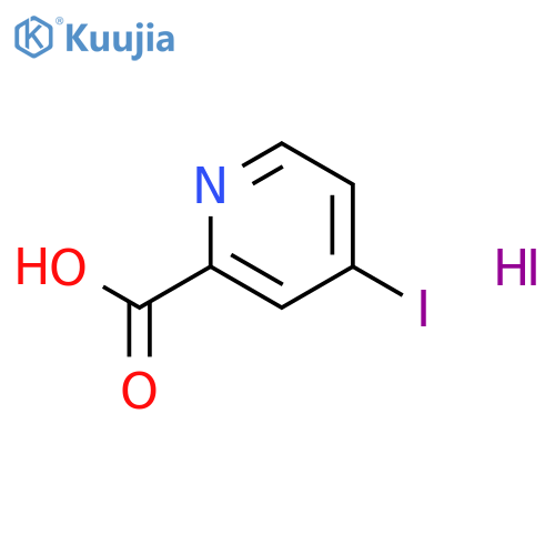 4-Iodopyridine-2-carboxylic acid hydroiodide structure