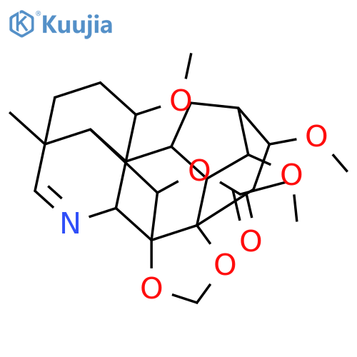 4-Methylaconit-19(N)-ene-1,6,7,8,14,16-hexol; (1α,5β,6β,14α,16β)-form, 7,8-Methylene ether, O1,O14,O16-tri-Me, 6-Ac structure