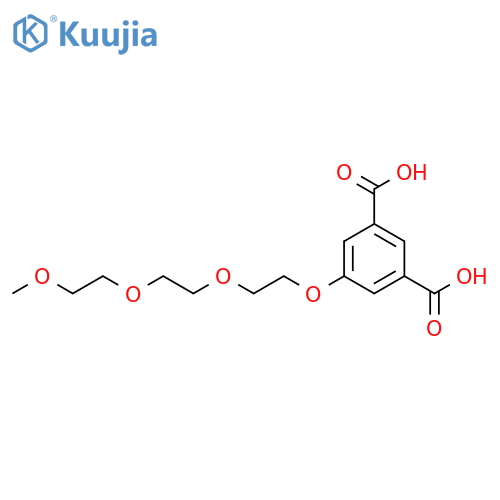 1,?3-?Benzenedicarboxylic acid, 5-?[2-?[2-?(2-?methoxyethoxy)?ethoxy]?ethoxy]?- structure