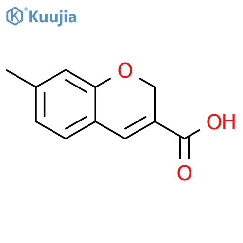 7-Methyl-2H-chromene-3-carboxylic acid structure