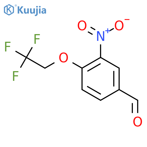 3-Nitro-4-(2,2,2-trifluoroethoxy)-benzaldehyde structure