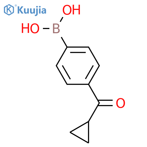 4-(Cyclopropylcarbonyl)phenylboronic acid structure