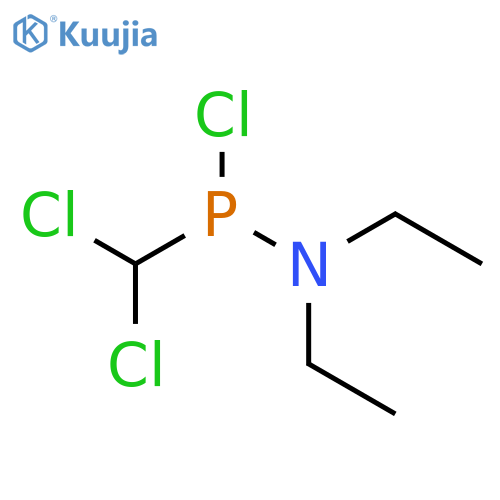 Phosphonamidous chloride, P-(dichloromethyl)-N,N-diethyl- structure