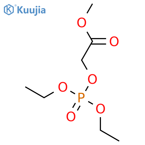Acetic acid, [(diethoxyphosphinyl)oxy]-, methyl ester structure