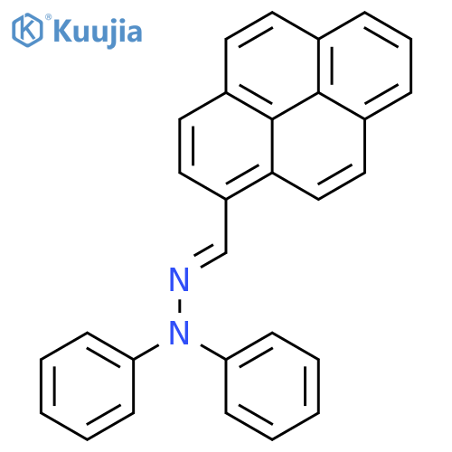 1-Pyrenecarboxaldehyde,2,2-diphenylhydrazone structure
