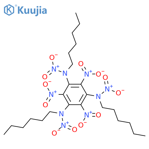 1,3,5-Benzenetriamine, N,N',N''-trihexyl-N,N',N'',2,4,6-hexanitro- structure