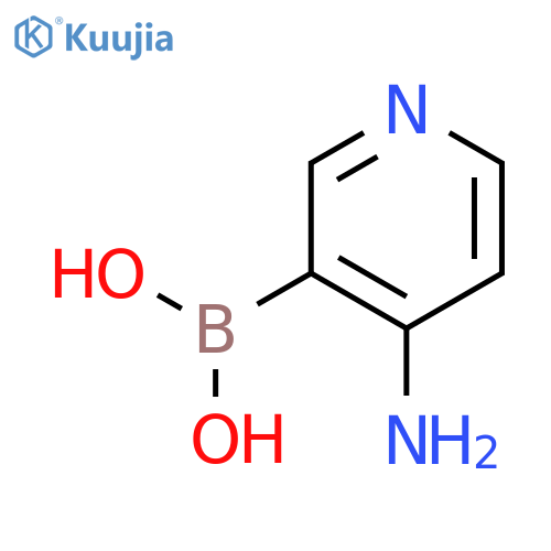 4-aminopyridine-3-boronic acid structure