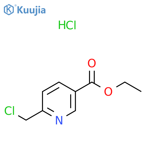 Ethyl 6-(chloromethyl)nicotinate hydrochloride structure
