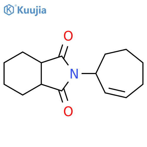 1H-Isoindole-1,3(2H)-dione, 2-(2-cyclohepten-1-yl)hexahydro- structure