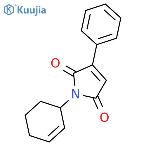 1H-Pyrrole-2,5-dione, 1-(2-cyclohexen-1-yl)-3-phenyl- structure