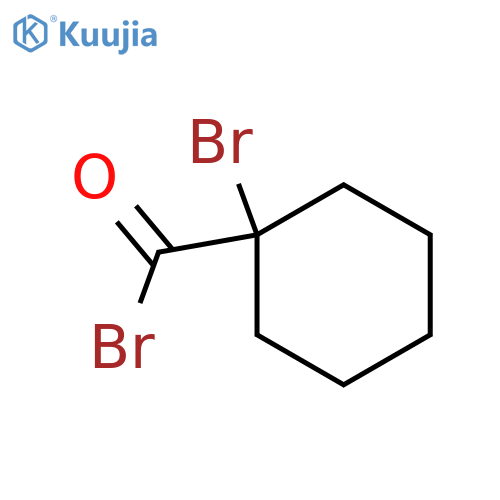 Cyclohexanecarbonyl bromide, 1-bromo- structure