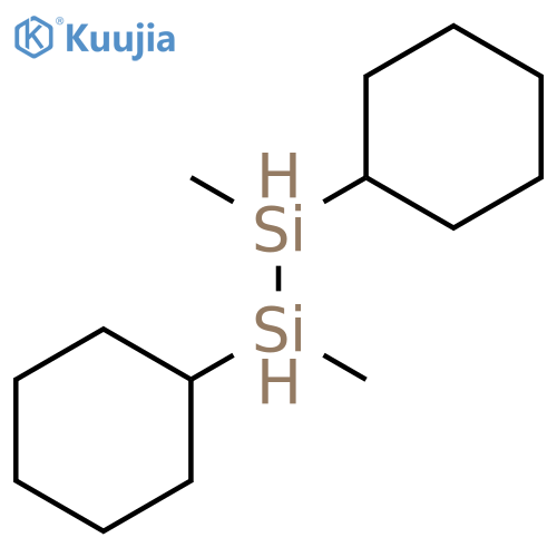 Disilane, 1,2-dicyclohexyl-1,2-dimethyl- structure