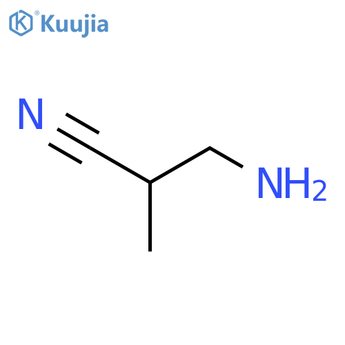 Propanenitrile,3-amino-2-methyl- structure