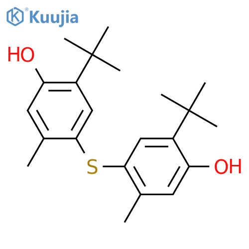 4,4'-Thiobis(2-tert-butyl-5-methylphenol) structure