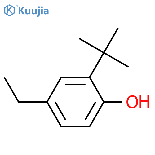 2-tert-butyl-4-ethylphenol structure