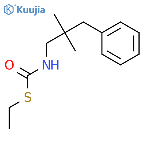 Carbamothioic acid,(2,2-dimethyl-3-phenylpropyl)-, S-ethyl ester (9CI) structure