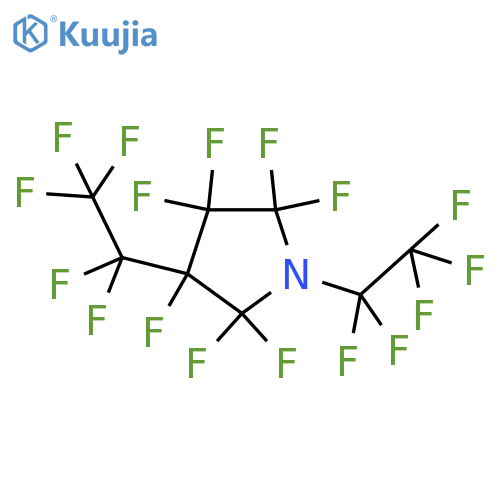Pyrrolidine, 2,2,3,3,4,5,5-heptafluoro-1,4-bis(pentafluoroethyl)- structure