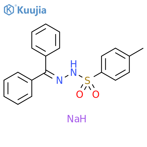 Benzenesulfonic acid, 4-methyl-, 2-(diphenylmethylene)hydrazide, sodium salt (1:1) structure