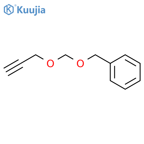 Benzene, [[(2-propynyloxy)methoxy]methyl]- structure